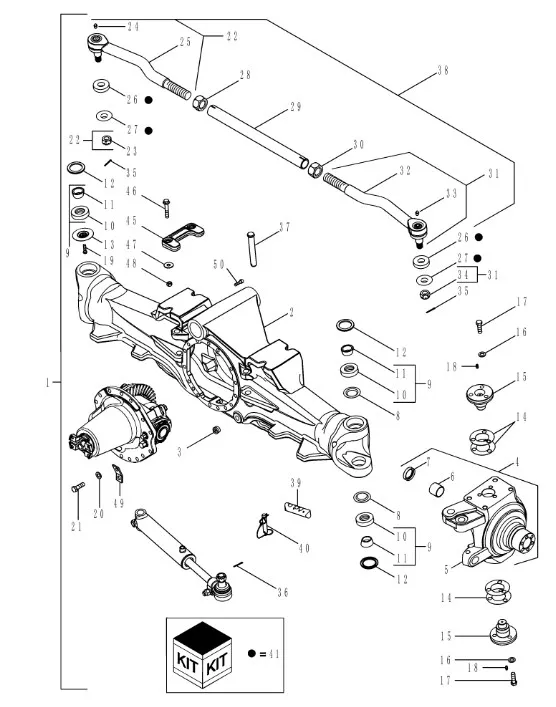 87455774 - рулевая тяга