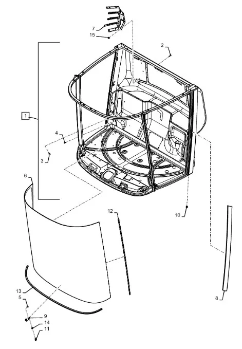47421147 - Боковое уплотнение