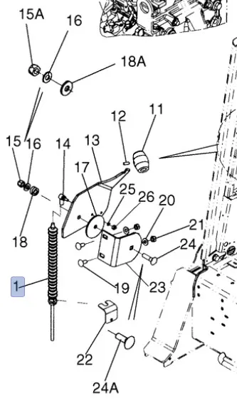 87629236 - тяга педали акселератора